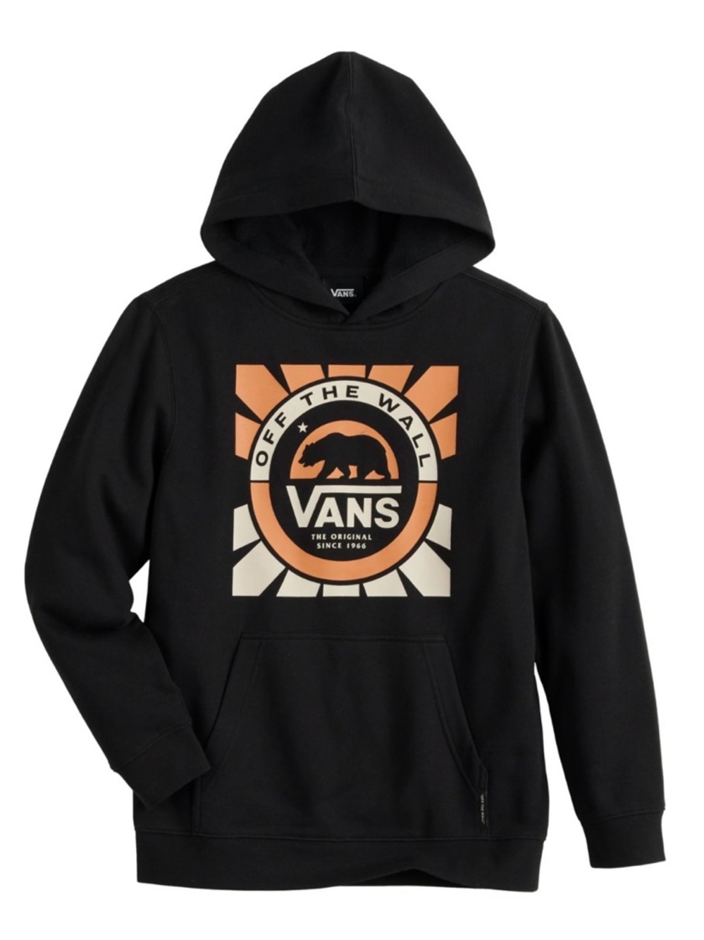 Vans Off The Wall Boys Pullover Graphic Fleece Hoodie -new without tags